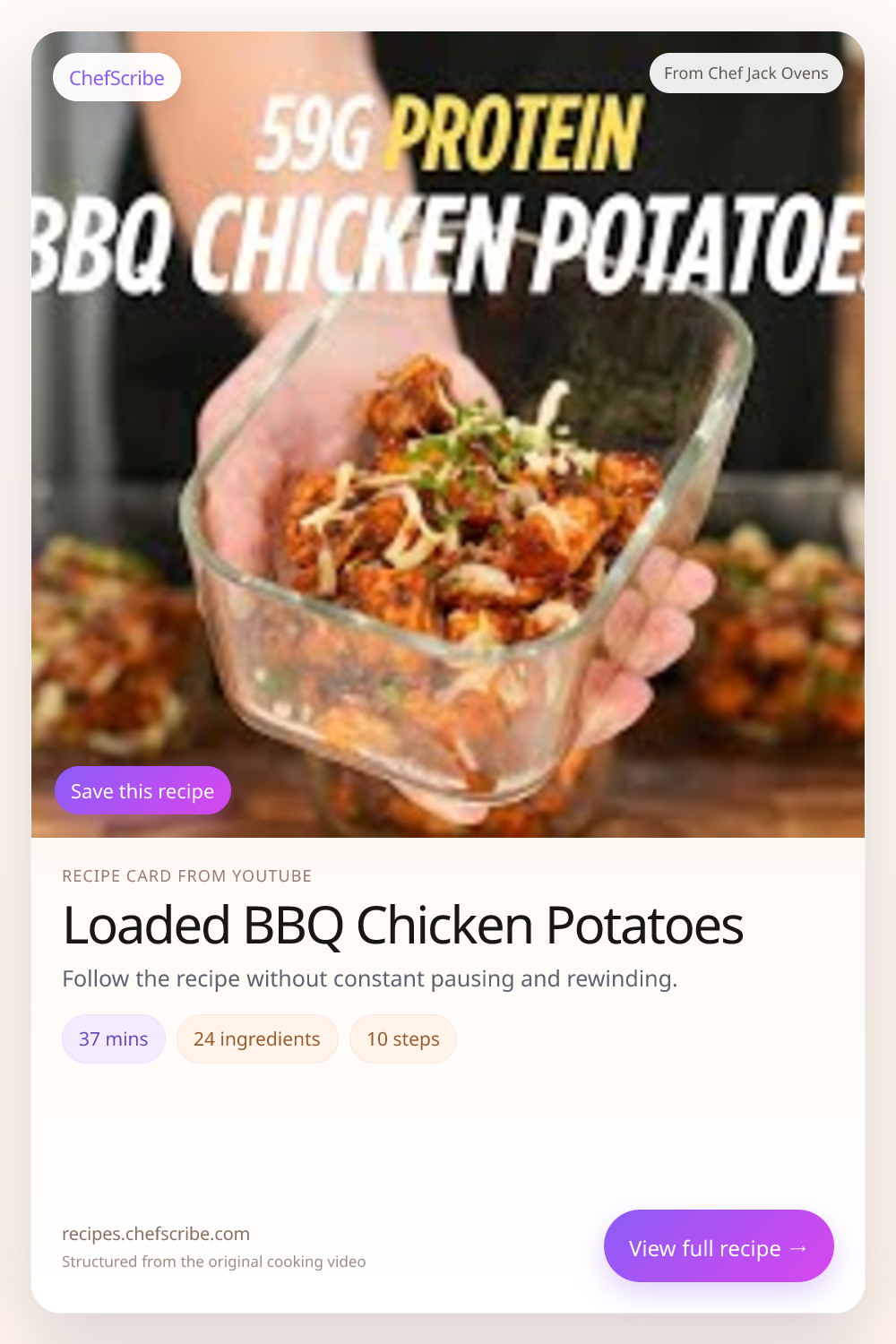 Loaded BBQ Chicken Potatoes Recipe | Chef Jack Ovens